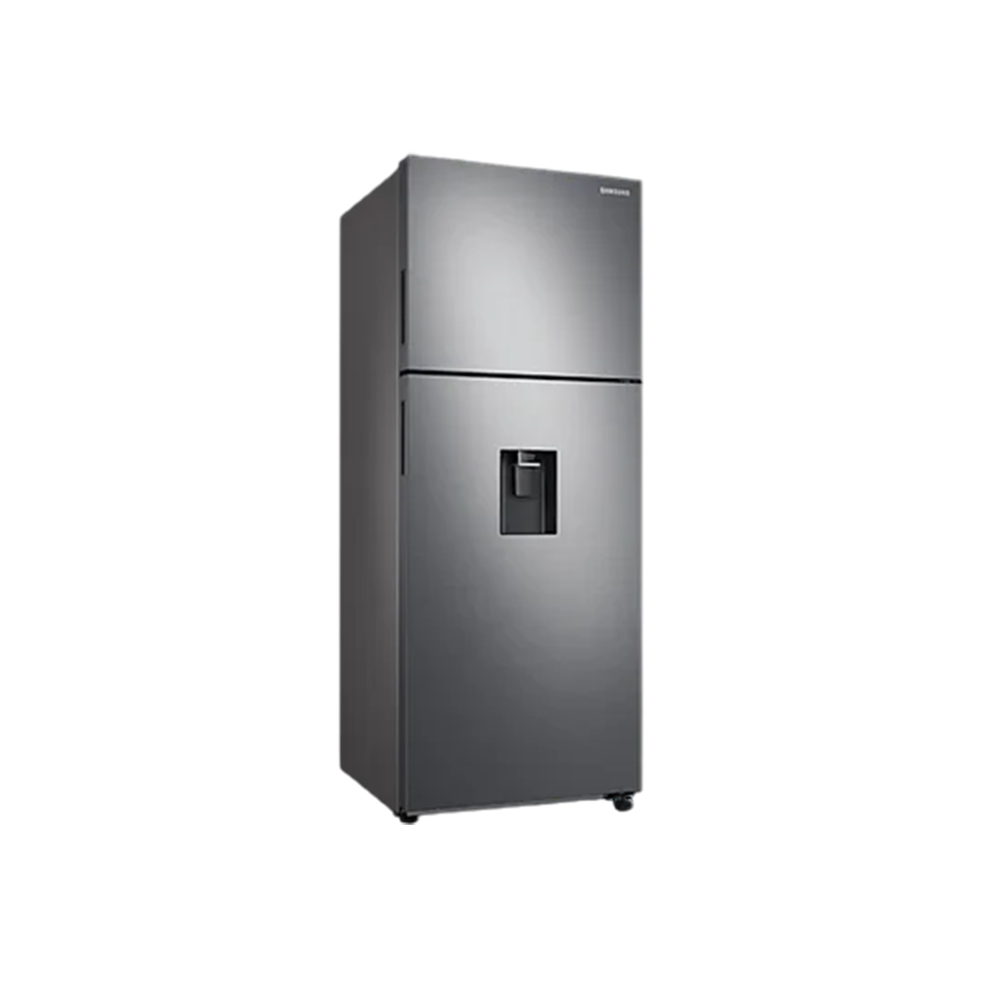 REFRIGERADORA SAMSUNG DE 18 PIES CON DISPENSADOR DE AGUA COLOR GRIS
