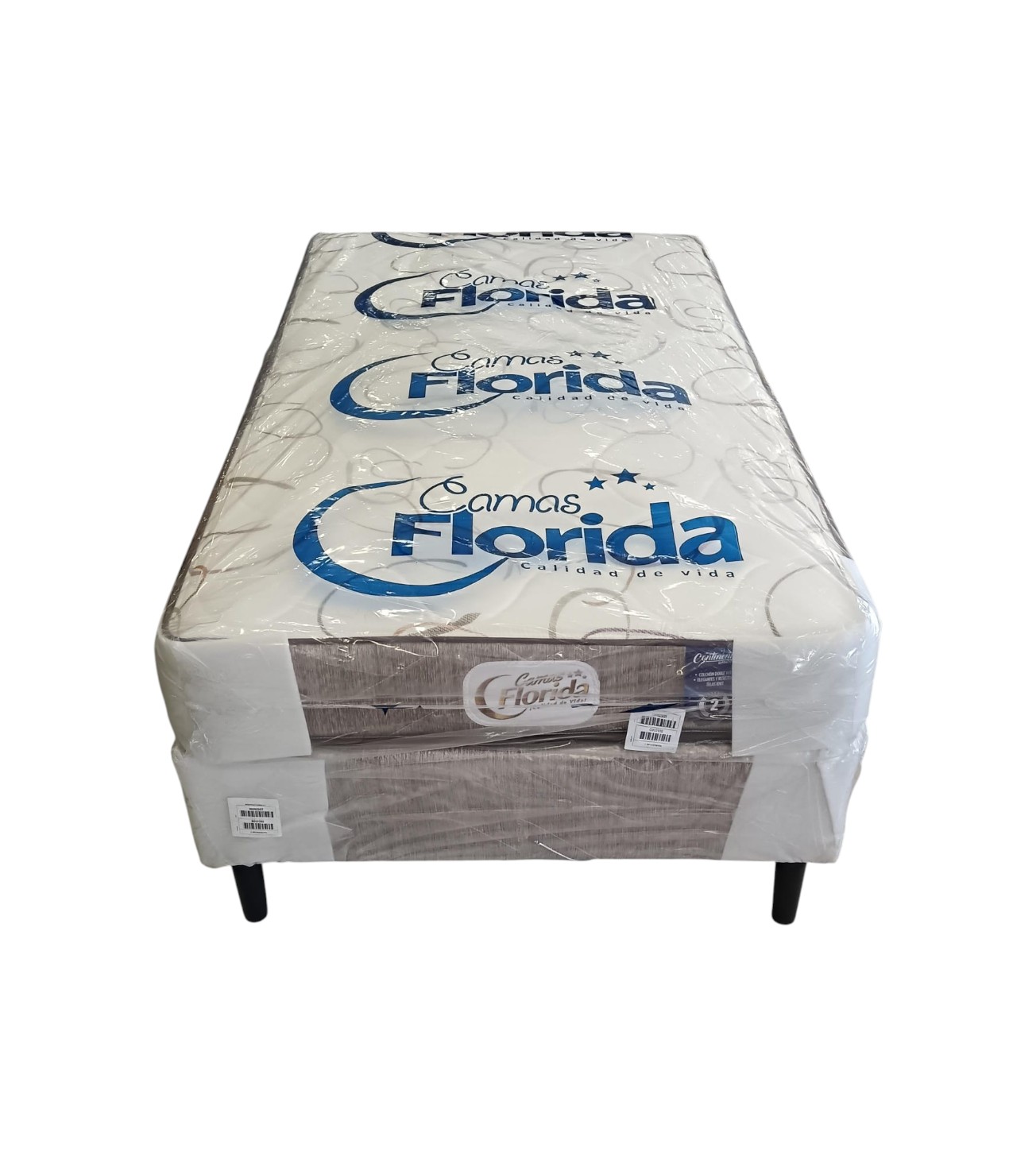 CAMA FLORIDA BASICA CON RESORTE