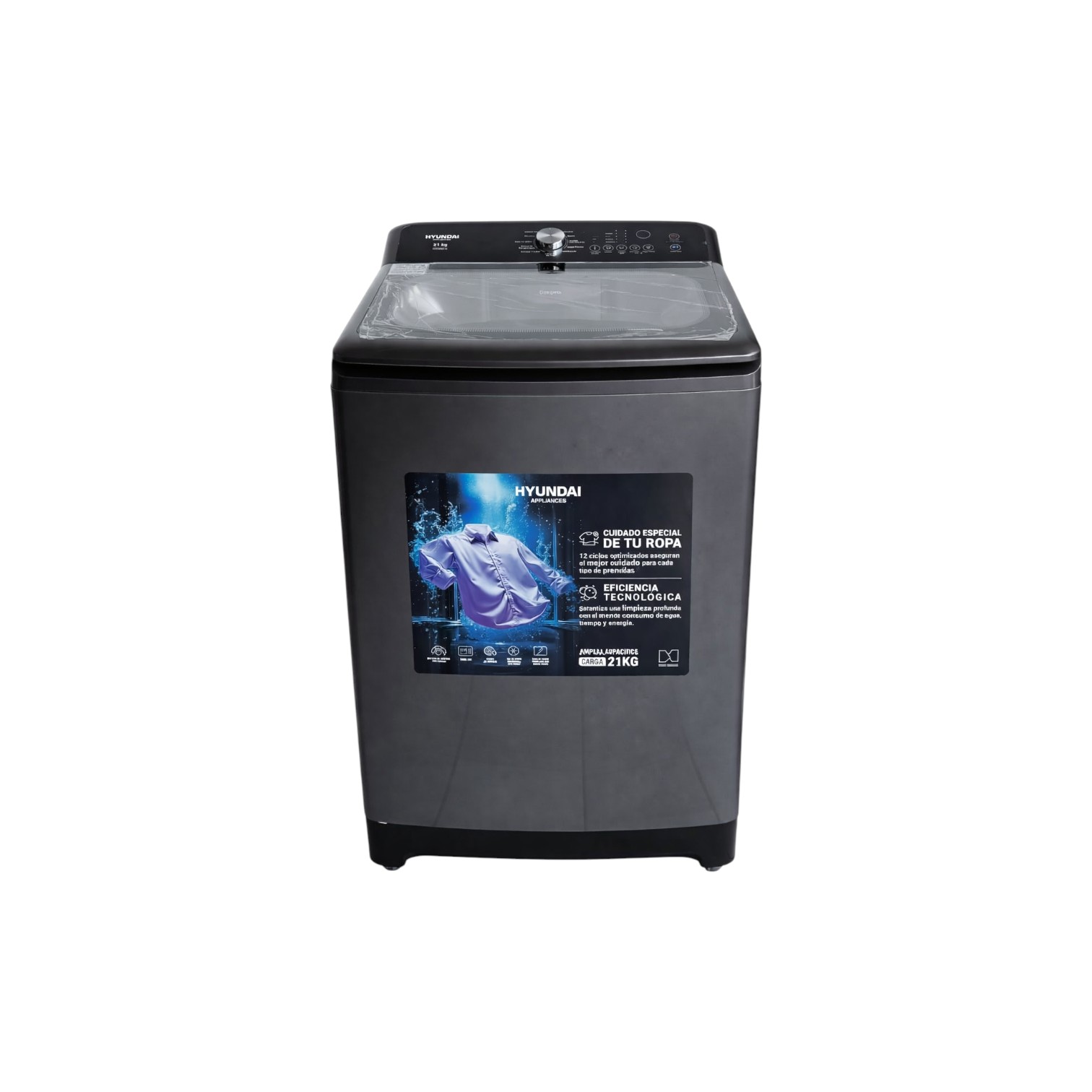 LAVADORA HYUNDAI DE 21 KG AUTOMATICA