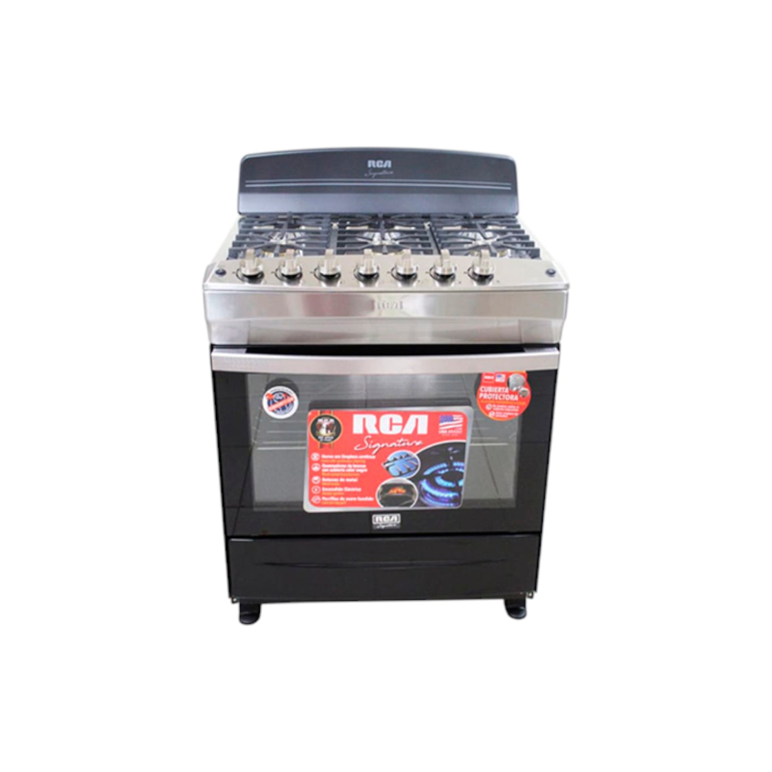 COCINA DE RESPALDO DE 6 QUEMADORES RCA