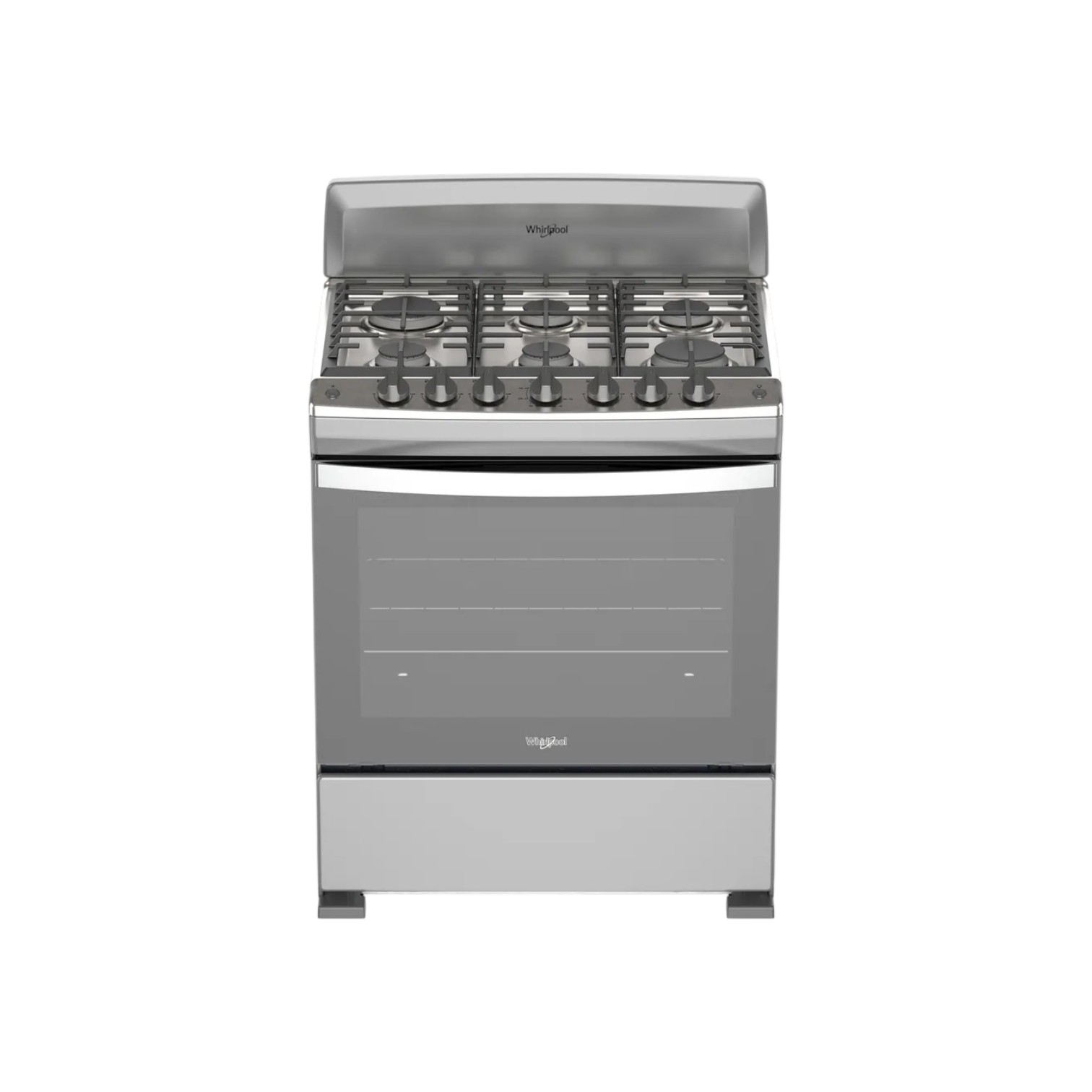 ESTUFA WHRILPOOL MODELO LWFR3000S DE 6Q RESPALDO CHISPERO Y LUZ PARRILLA HIERRO FUNDIDO