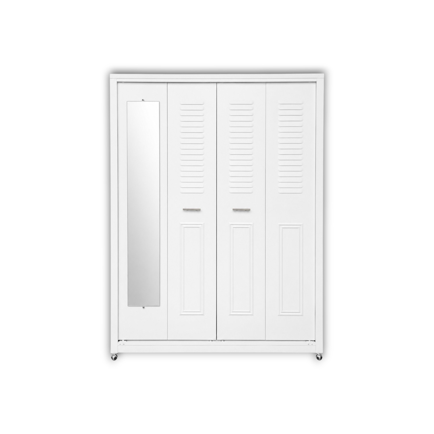 CLOSET METALICO  2 PUERTAS 1 ESPEJOS